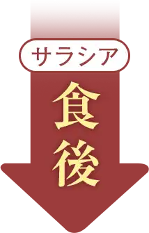 サラシア 食後