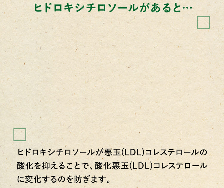 ヒドロキシチロソールがあると…