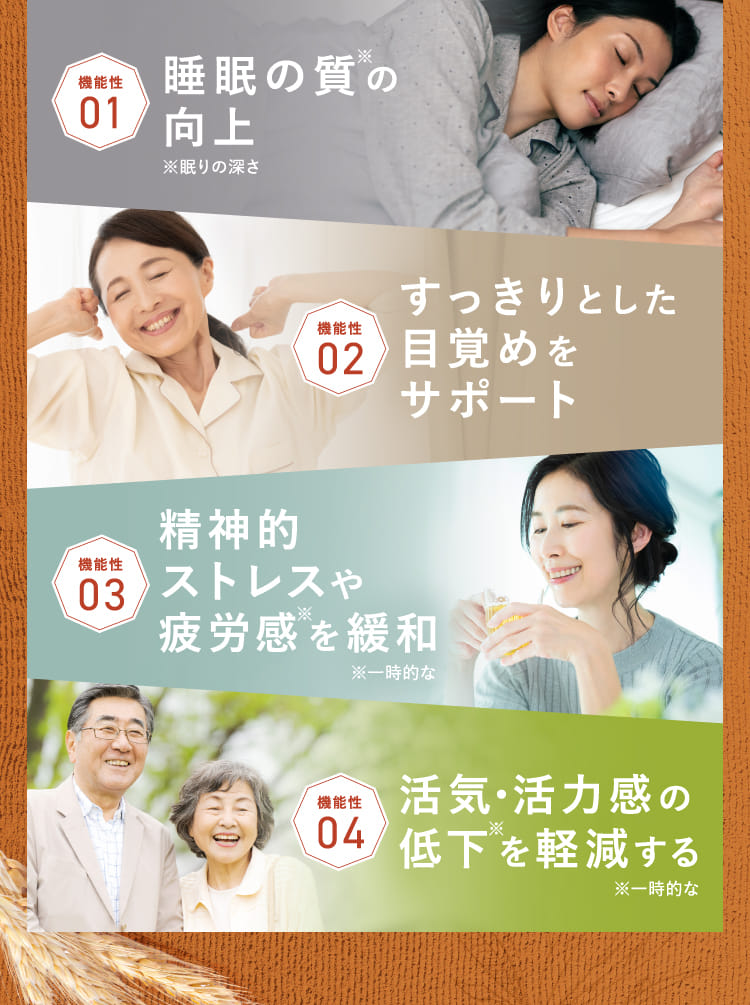 機能性01 機能性02 機能性03 機能性04