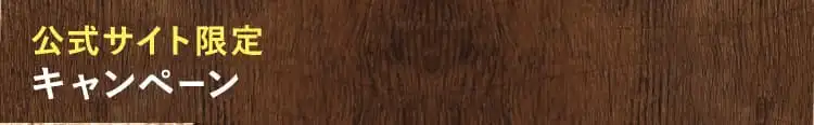 公式サイト限定キャンペーン