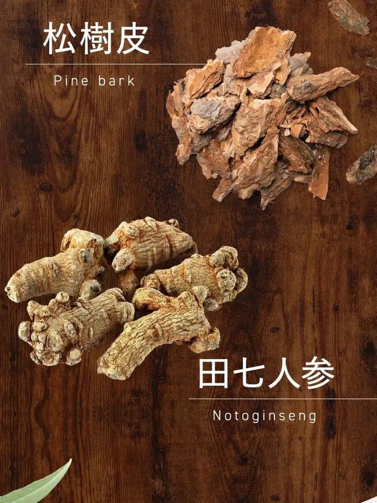松樹皮 紅麹 田七人参