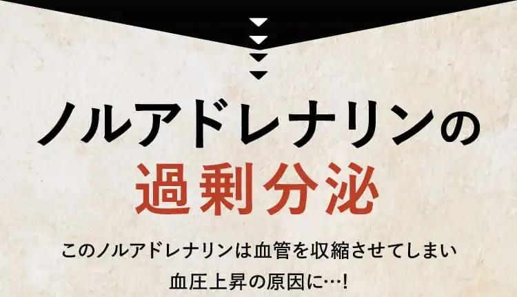 ノルアドレナリンの過剰分泌
