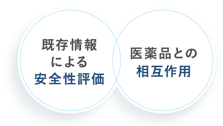 既存情報による安全性評価 医薬品との相互作用