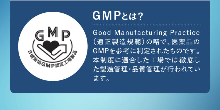 GMPとは？