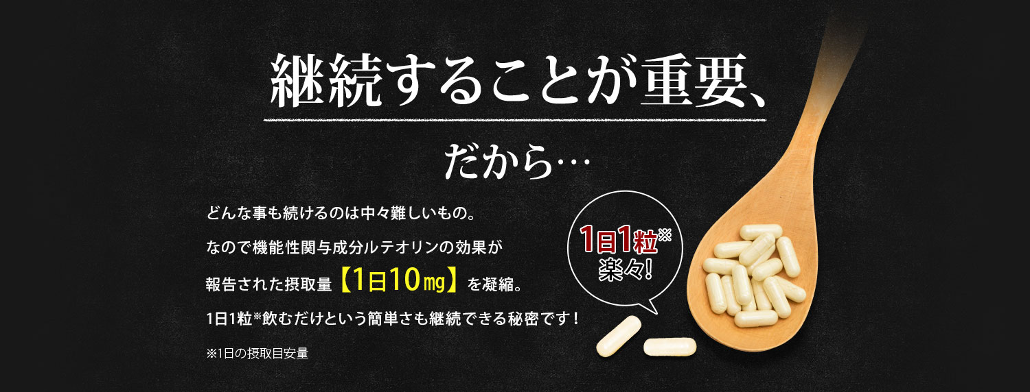 継続することが重要、だから…