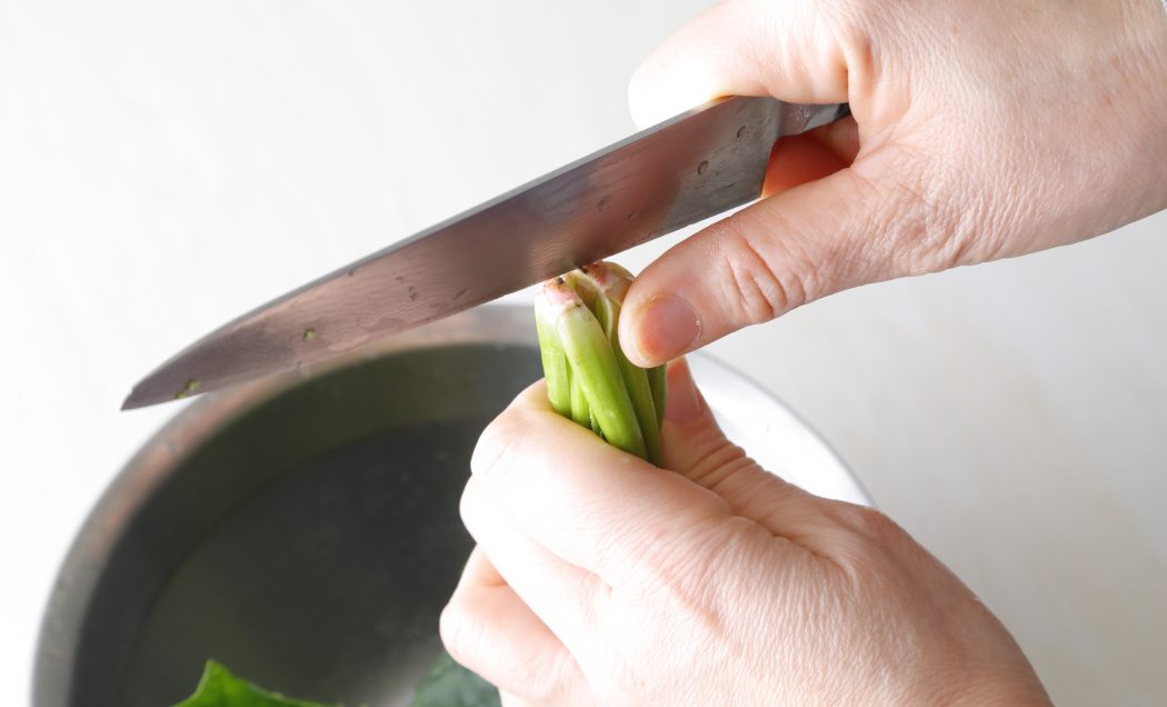 ほうれん草と金柑の鰹節和えの写真1