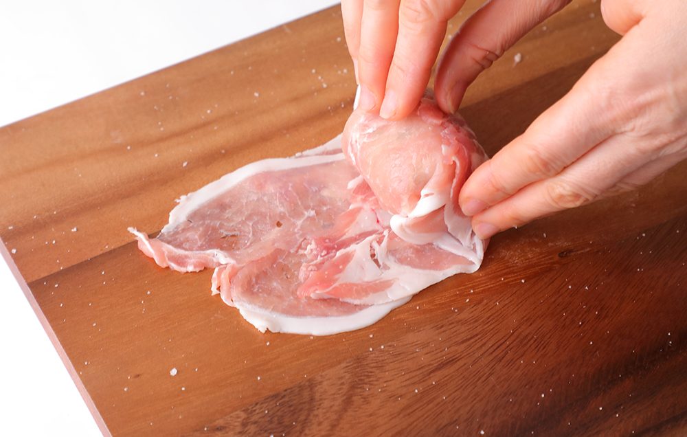 豚肉とピーマンご飯おにぎり　柑橘風味の写真3