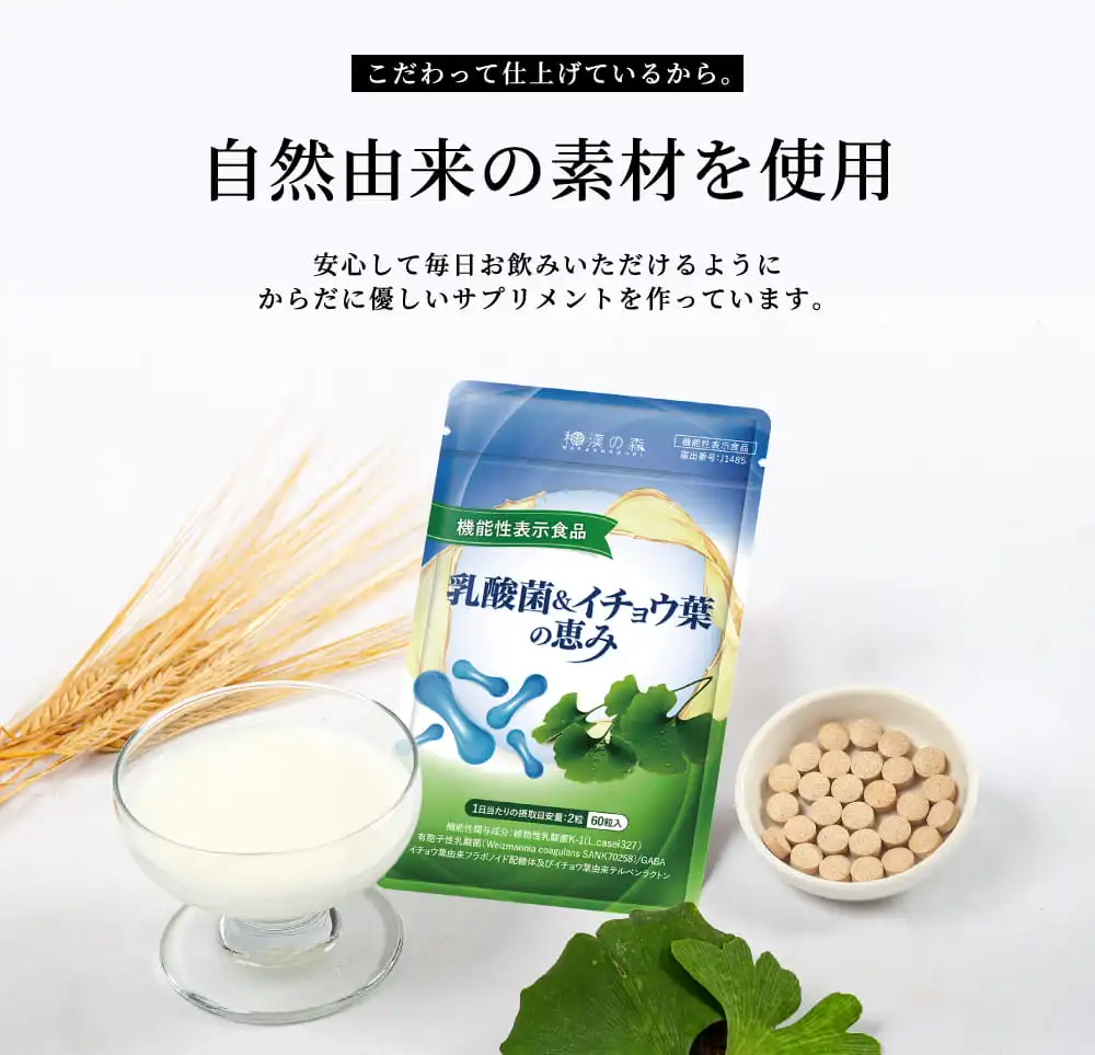 和漢の森 乳酸菌&amp;イチョウ葉の恵み　13袋 公式】乳酸菌＆イチョウ葉の恵み│和漢の森