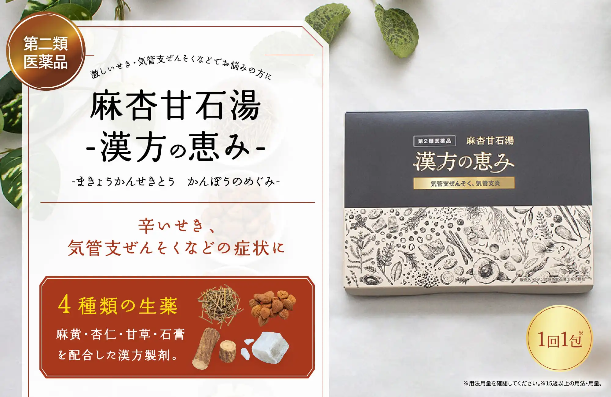麻杏甘石湯-漢方の恵み-