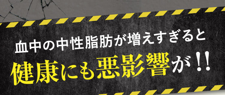 血中の中性脂肪が増えすぎると健康にも悪影響が！！