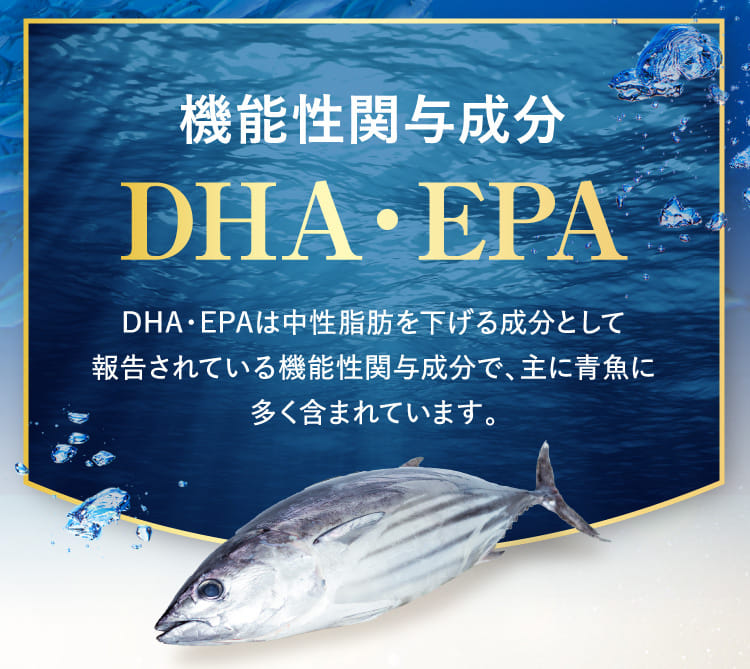 機能性関与成分 DHA・EPA