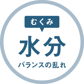 【むくみ】水分バランスの乱れ